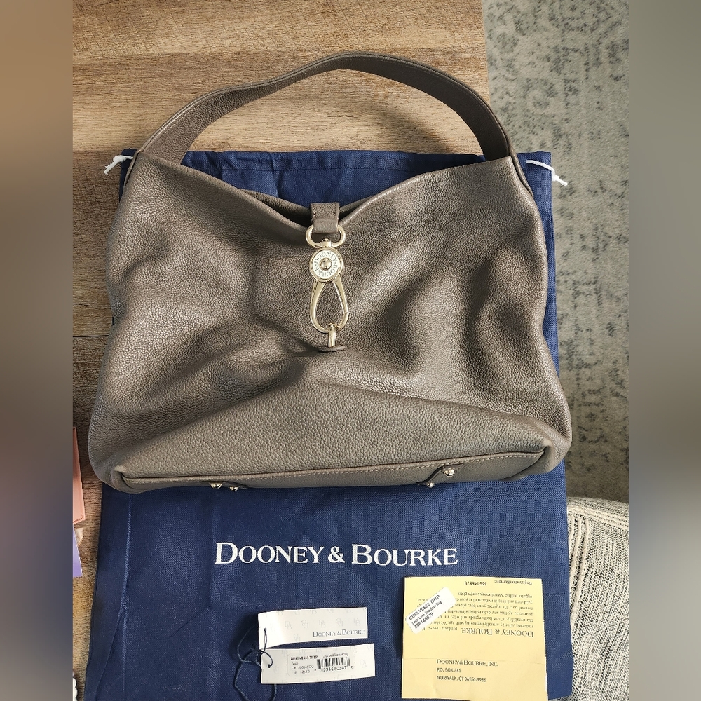 Dooney & Bourke Belvedere Pebbled Leather Large Hobo
